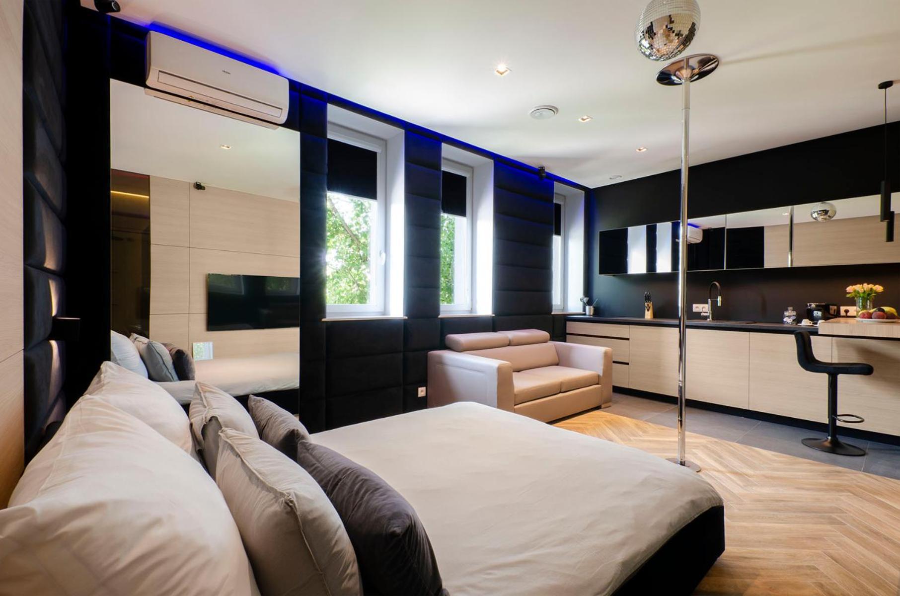 Lupoapartments Z Jacuzzi Pole Dance Leczycka 29 Klimatyzacja Parking Dostep Na Kod Łódź Habitación foto
